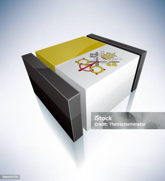 3d Flag Of Vatican City Stock Illustration - Download Image Now - Black Color, Blue, Computer Graphic