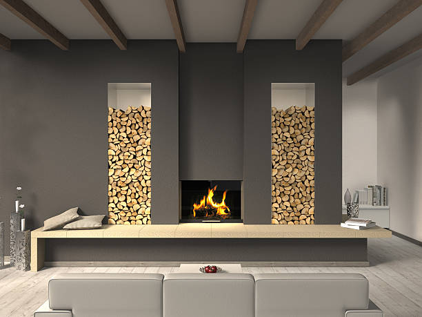 istock living room with fireplace 166407808