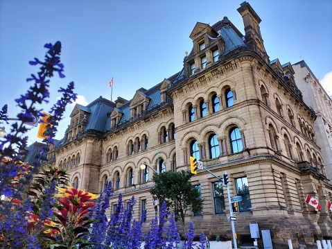 Views of the Canadian Parliament Buildings in Ottawa