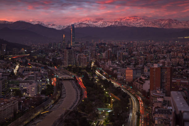 istock Santiago Chile City Skyline and buildings 1664089330