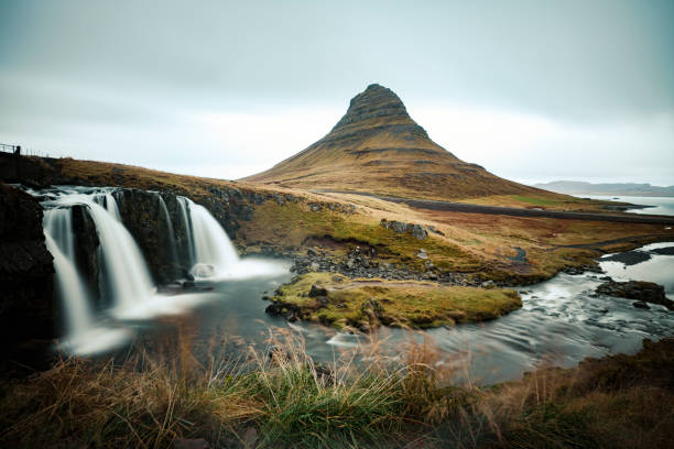 istock Kirkjufell mountain and Kirkjufellsfoss waterfall, Iceland 1664099071