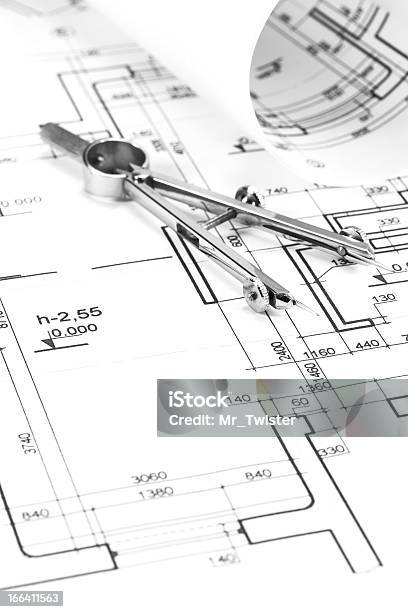 Архитектор Планы — стоковые фотографии и другие картинки Архитектура - Архитектура, Без людей, Бумага