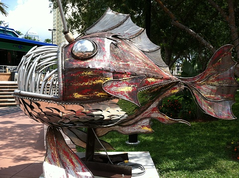 Fish sculpture Florida