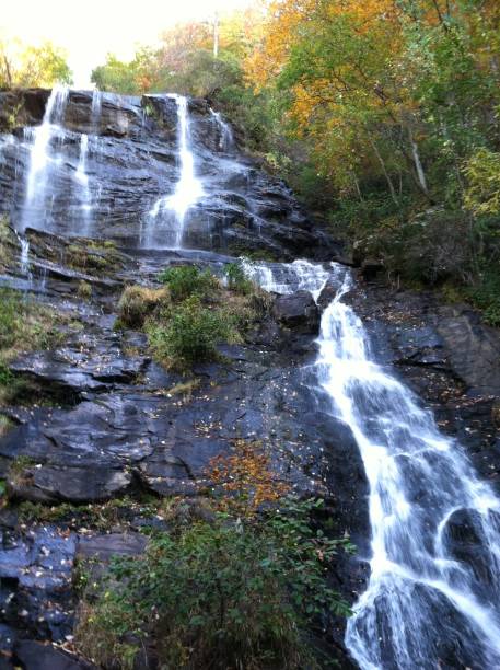 istock Autumn leaves mountains waterfalls 1664122829