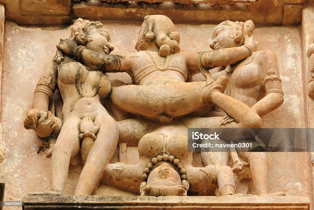 Pire spirituel position sexuelle sculpture de l'Antiquité - Photo de Positionner libre de droits