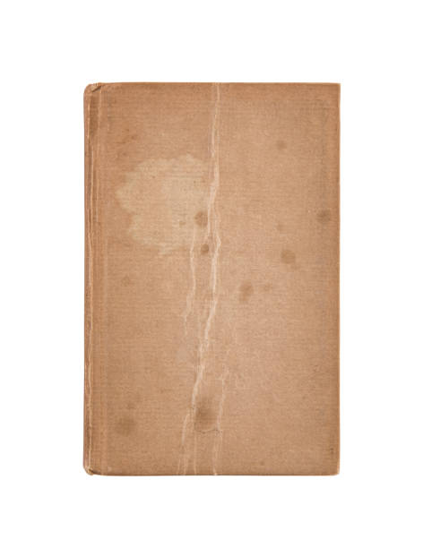 istock Old book cover isolated on white background with clipping path 1664129677