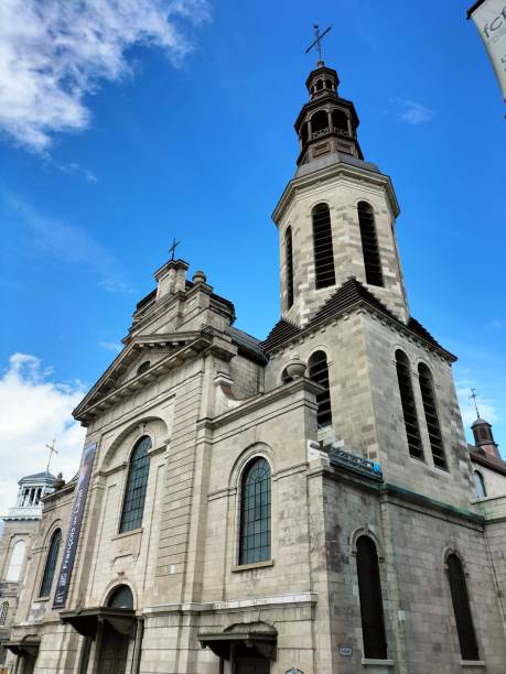 istock Quebec City Cathedral in Canada 1664131812