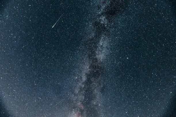 istock Milkyway along with a shooting star 1664136748