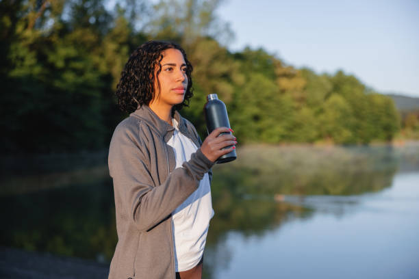 istock Hispanic Woman Working Out Outdoors 1664137051