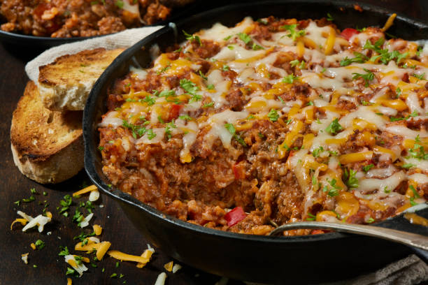 istock Italian Style Beef and Rice Skillet 1664139250