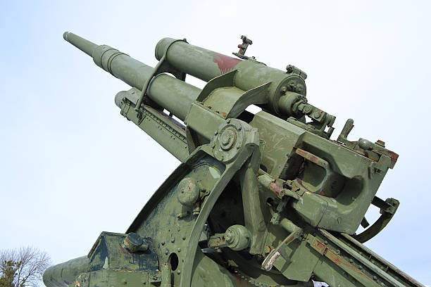 istock Old antiaircraft gun of the Second World War 166413952