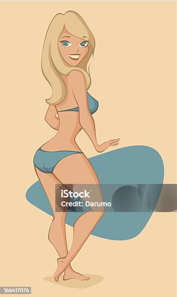 Bellezza In Bikini - Immagini vettoriali stock e altre immagini di Abbronzatura - Abbronzatura, Adolescente, Adulto