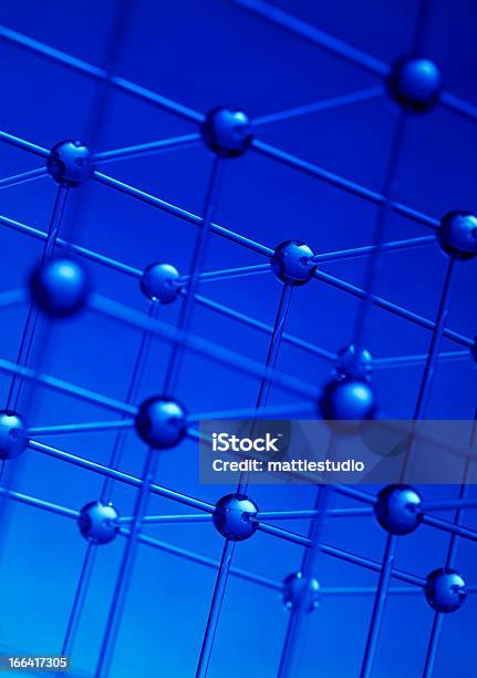 Estructura Molecular Foto de stock y más banco de imágenes de Abstracto - Abstracto, Desarrollo, Investigación