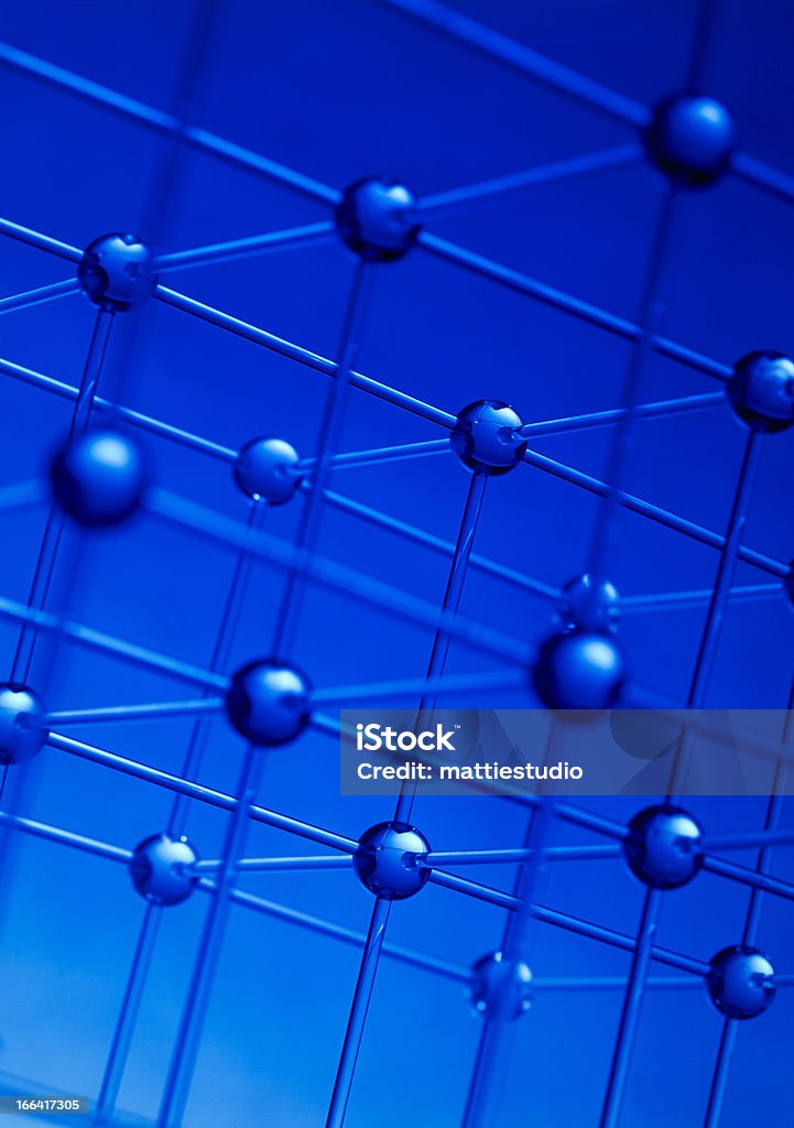 Estrutura Molecular - Foto de stock de Abstrato royalty-free