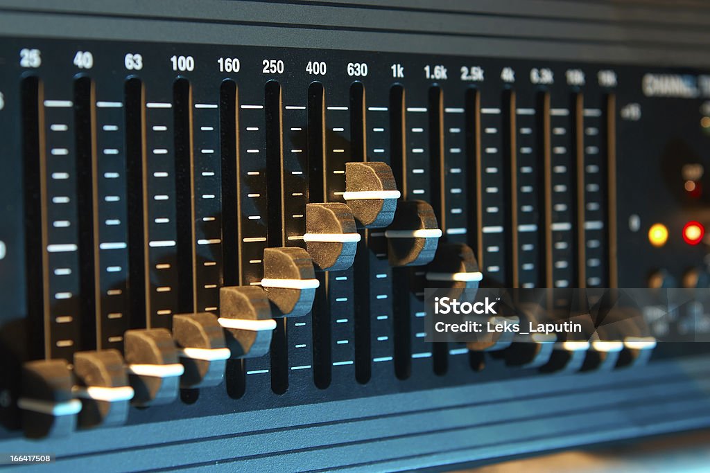 Graphic sound equalizer Abstract Stock Photo