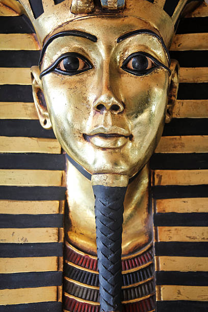 istock Egyptian king tut golden death mask 166417683