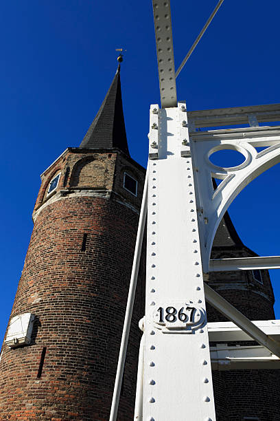 istock detail of the Eastern Gate (Oostpoort) in Delft 166417889