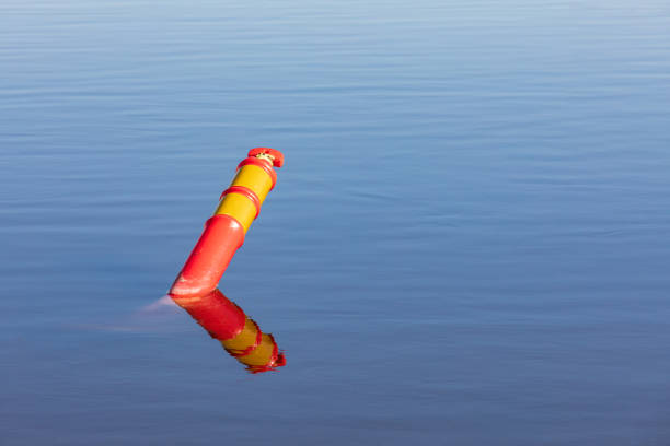 istock Road cone in the Salton Sea. 1664188115