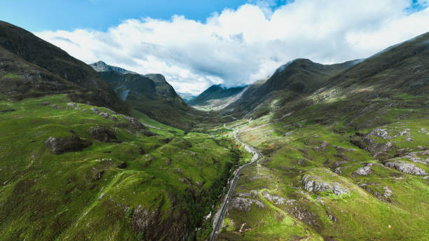 istock Drone view of Glencoe, Scotland 1664208492
