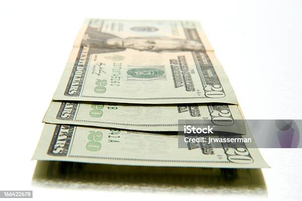 Plano Aproximado De Três Nota De Vinte Dólares Bills - Fotografias de stock e mais imagens de Andrew Jackson - Presidente dos EUA