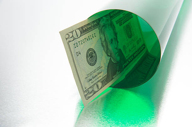 istock Money down the green tube! 166422679