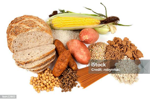 Complex Carbohydrates Food Sources Stock Photo - Download Image Now - Carbohydrate - Food Type, Raw Potato, Complexity