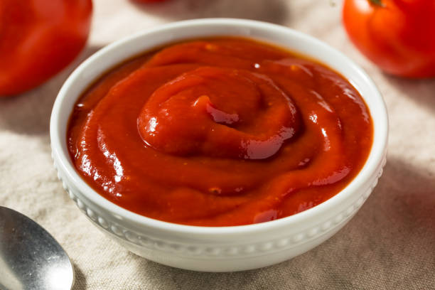 istock Homemade Organic Red Tomato Ketchup 1664252771