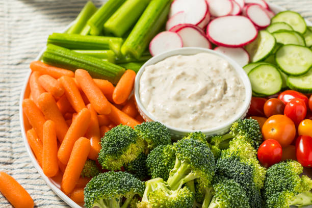 istock Healthy Homemade Veggie Tray Appetizer 1664256010