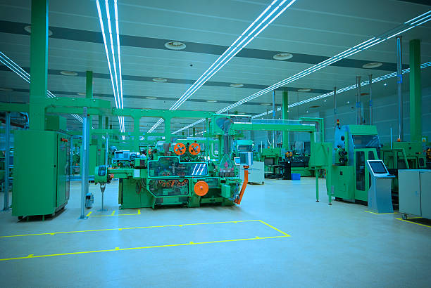 istock Modern new warehouse/factory 166426761