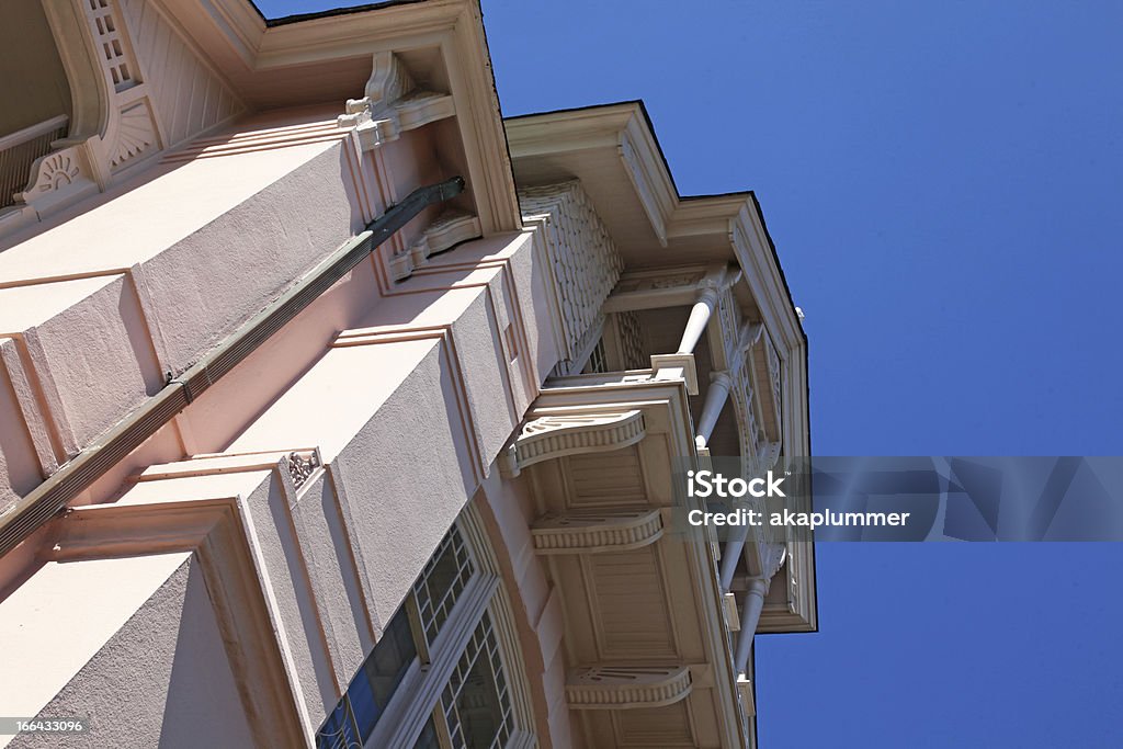 Charleston Home Perspective Perspective of a Charleston Residence Architecture Stock Photo