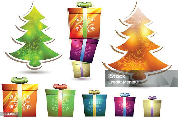 Vetores de Caixa De Presente De Natal e mais imagens de Colorido - Colorido, Decoração, Descrição de Cor