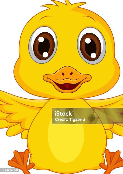 Cute Baby Duck Cartoon Stock Illustration - Download Image Now - Animal,  Cartoon, Characters - iStock