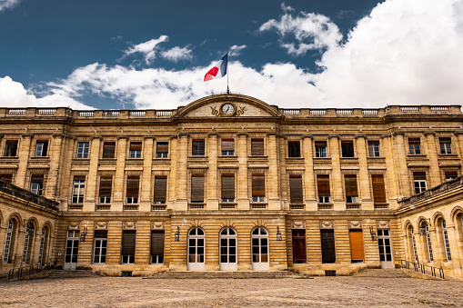 Palais Rohan, the City Hall of Bordeaux in France. Famous sigthseeng in Bordeaux