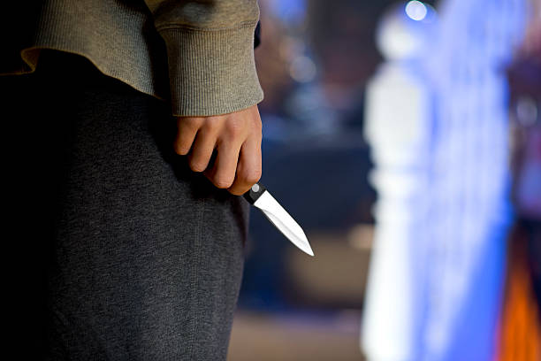 istock knife at a house party 166438606