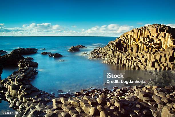 Beautiful Sunny Afternoon At The Famous Giants Causeway Stock Photo - Download Image Now