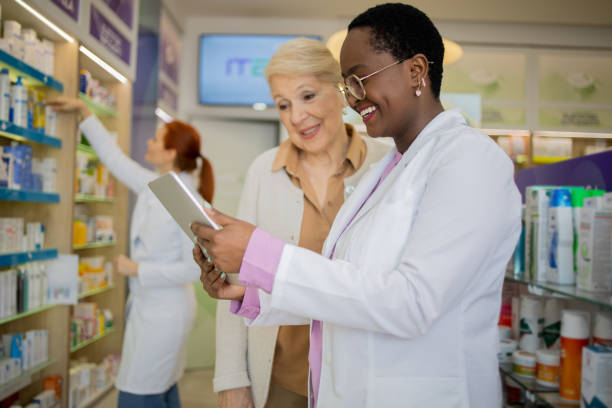 istock Retiree buys medicine at the pharmacy 1664402068