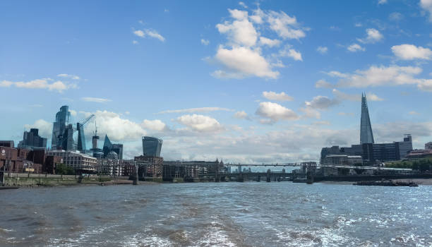 istock The city skyline from the River Thames in London, UK 1664535687