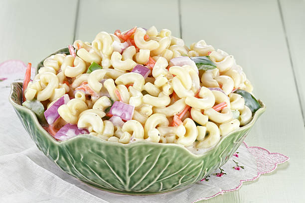 Macaroni Salad stock photo