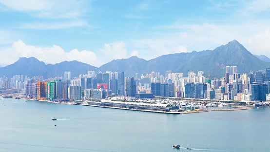 Panorama of Kai Tak Cruise Terminal