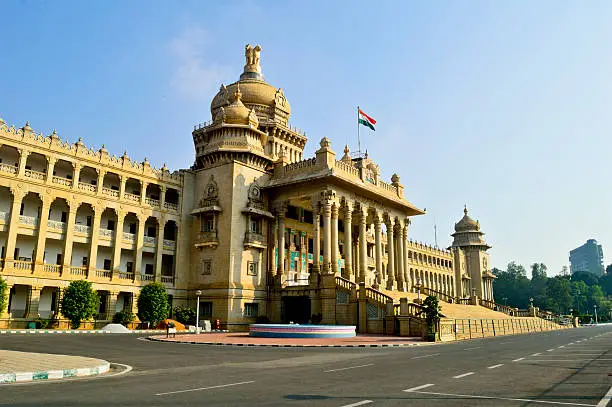 Photo of Historic architecture of Vidhana Soudha in Bangalore