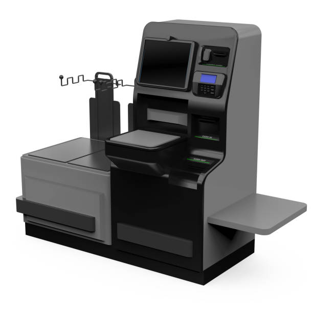 istock Self Service Cash Register Isolated 1664706812