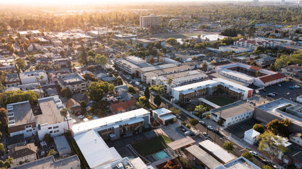 Downtown Santa Ana California Skyline