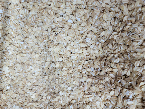 Oatmeal close-up background