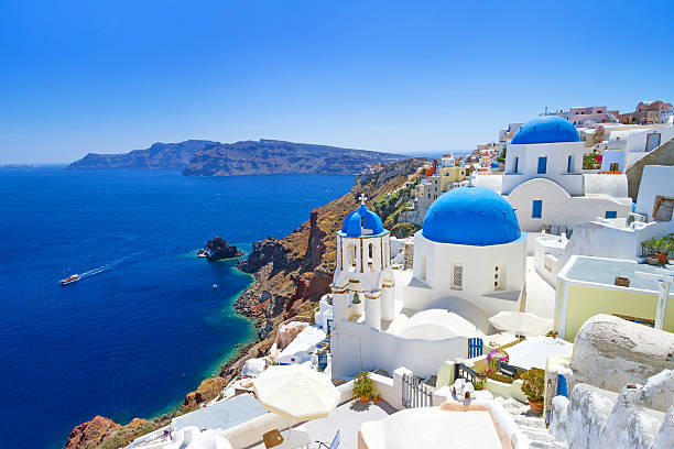 istock Architecture of Oia town on Santorini 166471469