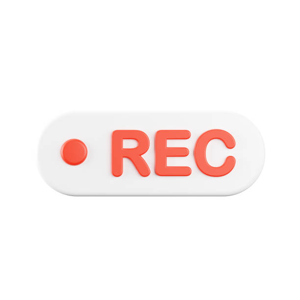 istock 3d rendering of record icon. 1664750958