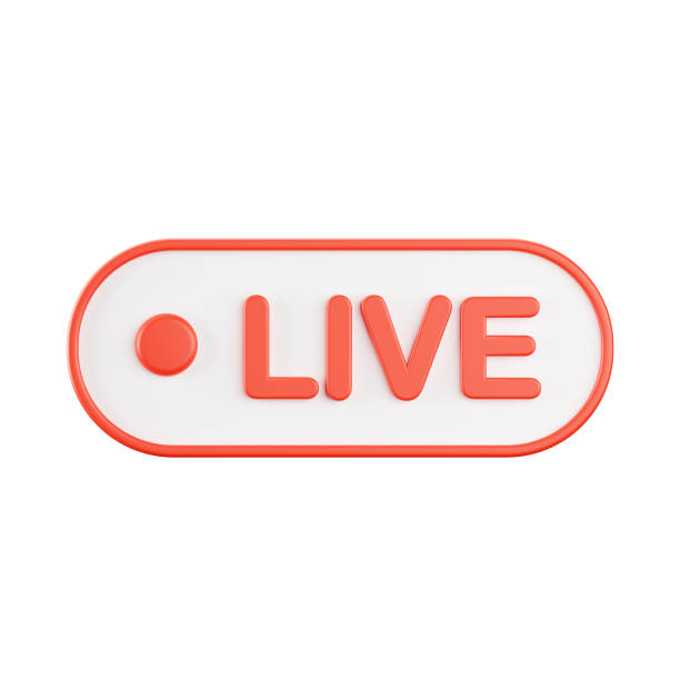 istock 3d rendering of live streaming icon. 1664750960