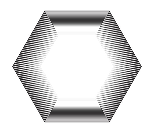 hexagon border png transparent