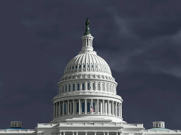 istock United States Capitol Thunderstorm 166491063