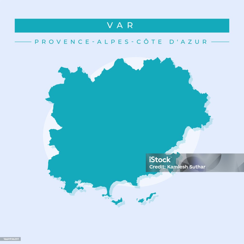 Var Map Vector Illustration Vector Of Var Map France Stock Illustration ...