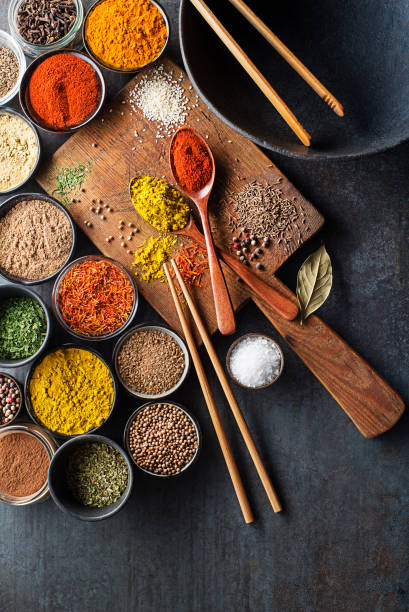 istock Herbs and spices for cooking Asian dishes 1664961501